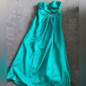 David's bridal satin gown sz10